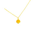 CURATED by Kira gold Kate Spade New York spade pendant necklace featuring a mother of pearl inlay on a delicate chain