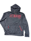 CURATED by Kira Colosseum Iowa State Cyclones charcoal gray performance hoodie with red chest and pocket graphics