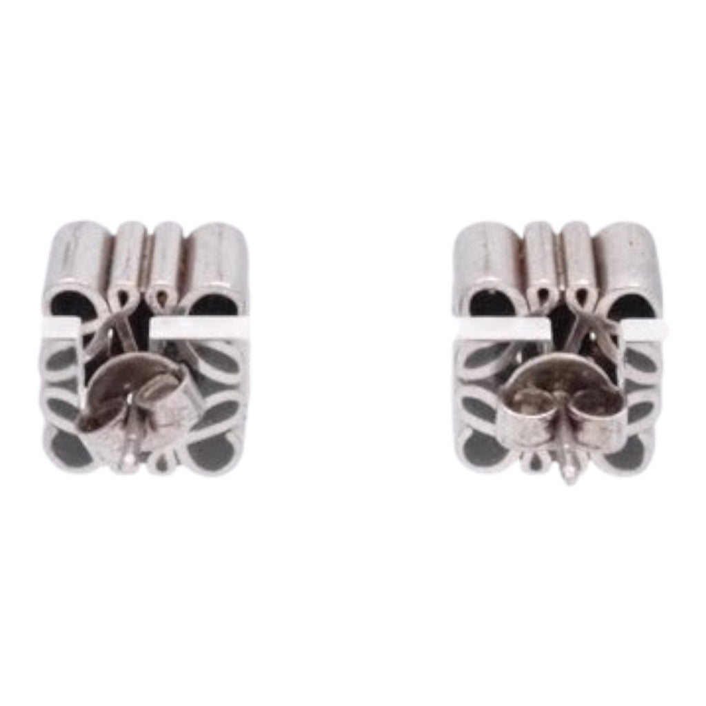 CURATED by Kira silver Loewe Anagram stud earrings made of Ag925 sterling silver with a classic logo design