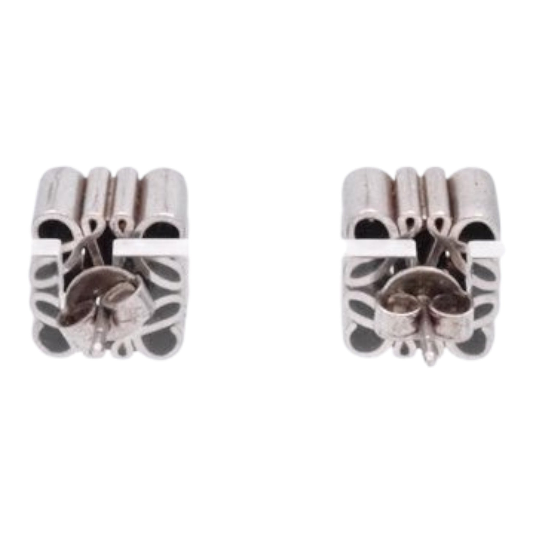 CURATED by Kira silver Loewe Anagram stud earrings made of Ag925 sterling silver with a classic logo design