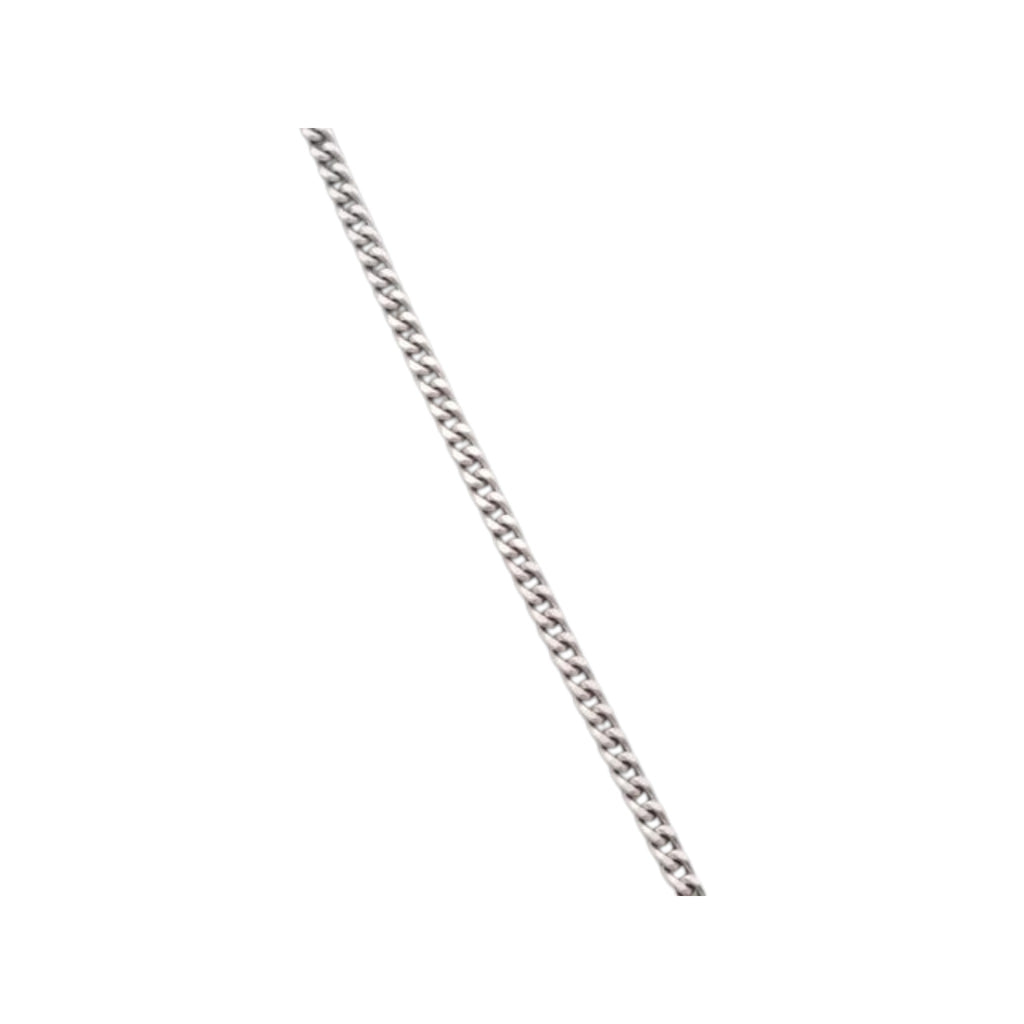 CURATED by Kira Loewe Anagram necklace featuring a polished silver Ag925 chain link design