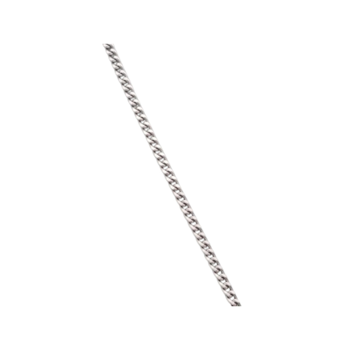 CURATED by Kira Loewe Anagram necklace featuring a polished silver Ag925 chain link design