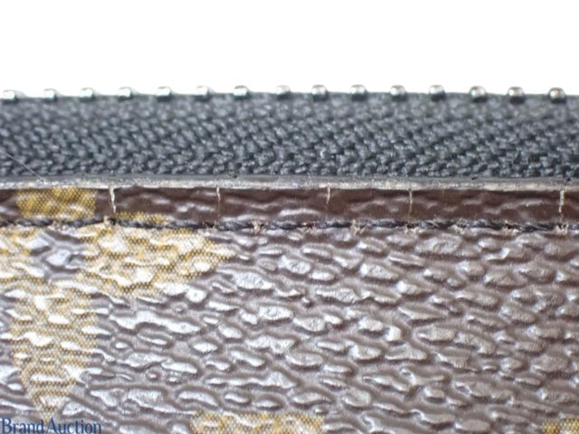 CURATED by Kira Louis Vuitton Zipped Pouch MM in brown monogram canvas with detailed zipper texture