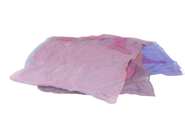 CURATED by Kira Louis Vuitton purple shawl in a lightweight, semi-sheer fabric measuring 156x45cm