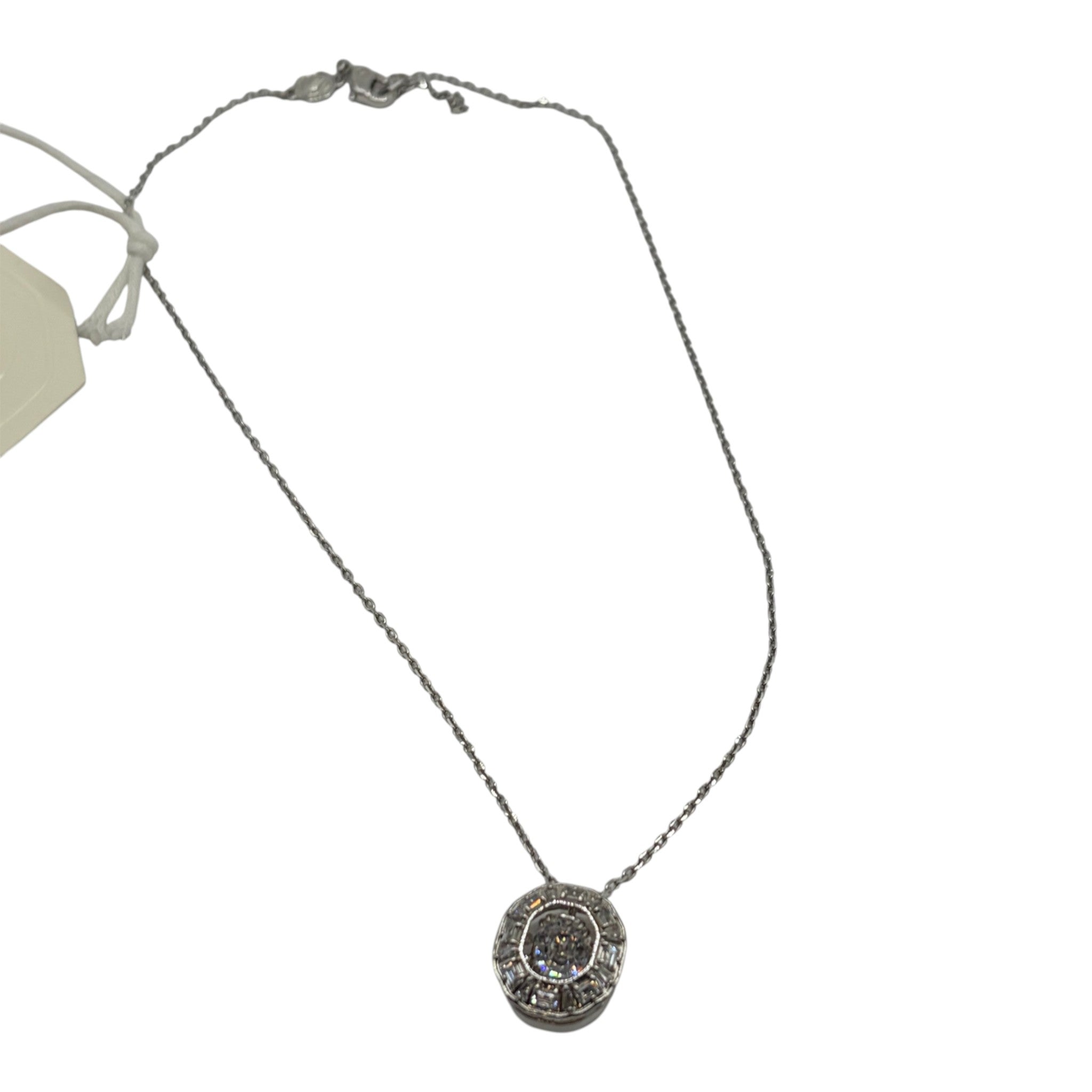 CURATED by Kira Swarovski Mesmera silver-tone crystal pendant necklace with an 18.5-inch chain and tag