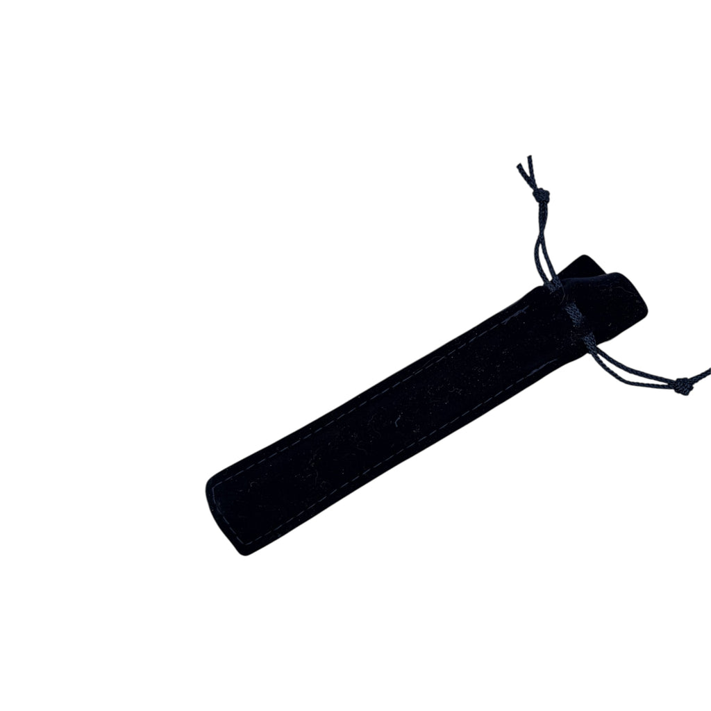 CURATED by Kira Swarovski Crystalline ballpoint pen in a black velvet protective pouch