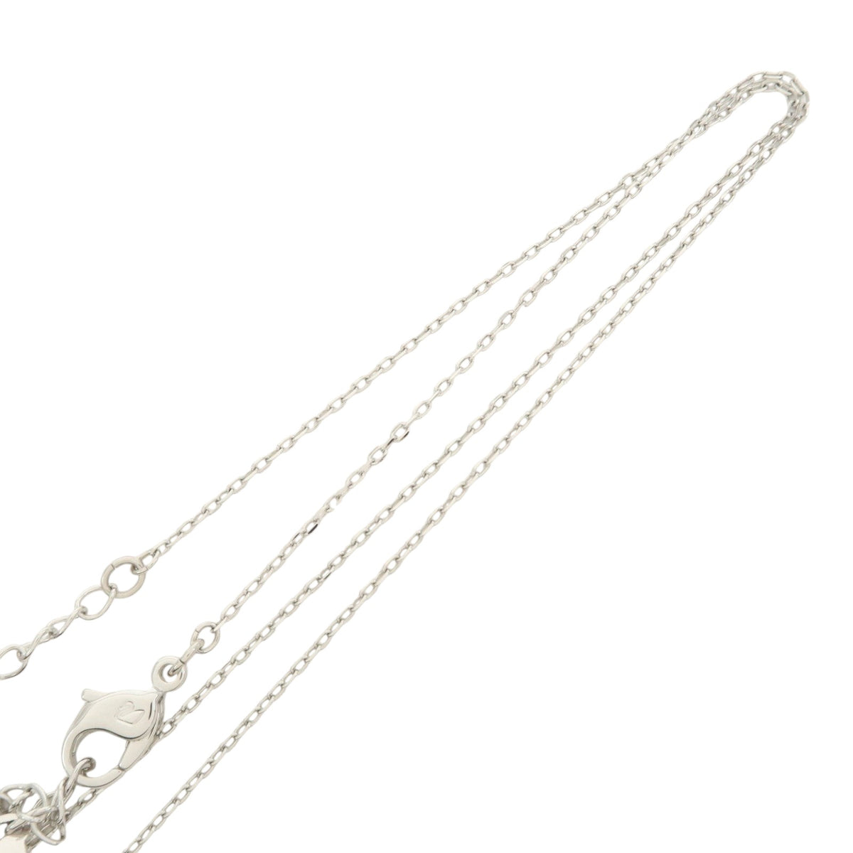 CURATED by Kira Swarovski silver chain necklace with lobster clasp and adjustable links