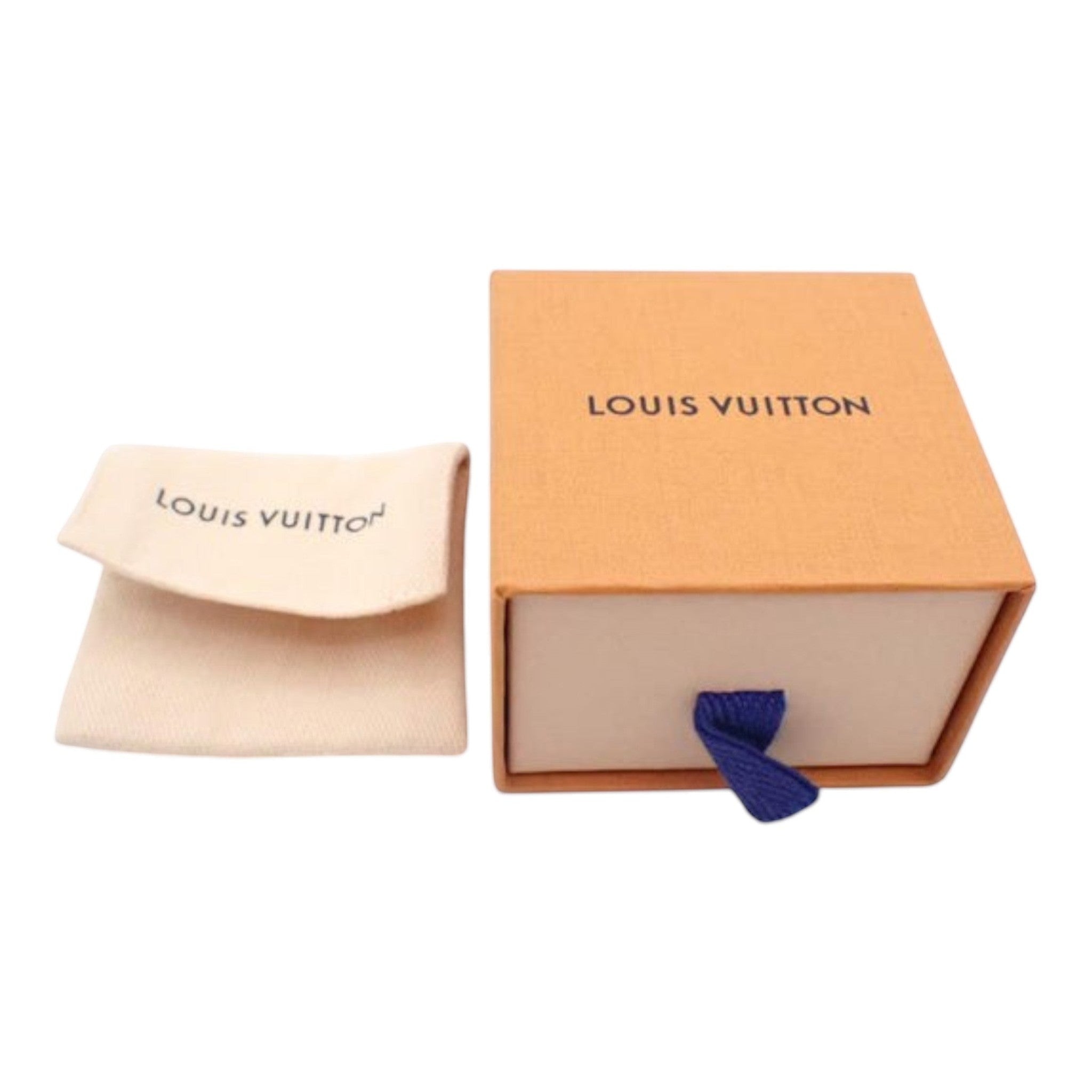 CURATED by Louis Vuitton Vivienne Dore 5.6g gold charm in orange box with pouch