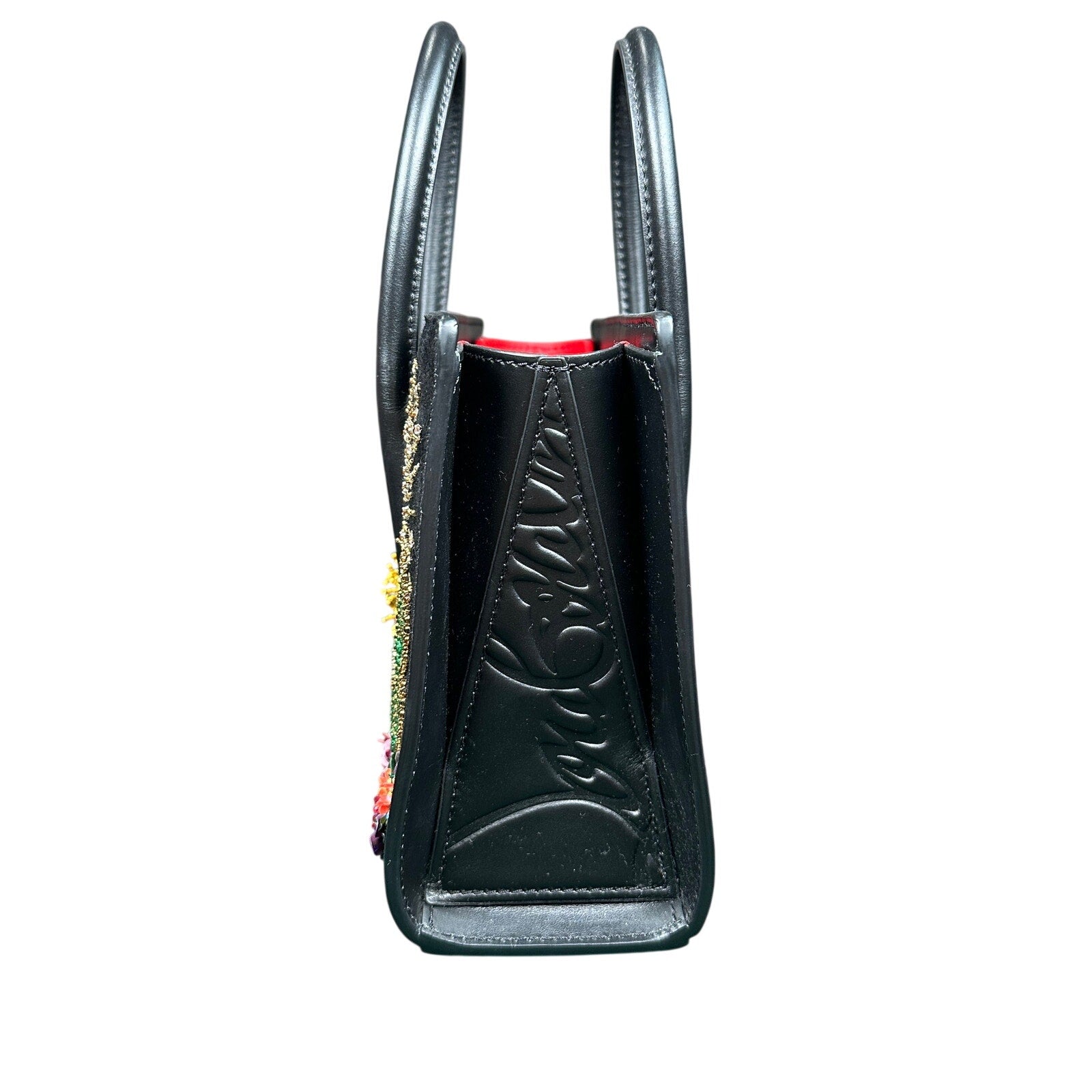 Christian Louboutin Giddy Up Mini Paloma Beaded Black NWT Limited Edition