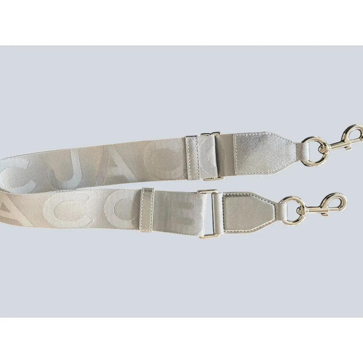 Marc Jacobs adjustable handbag strap - Silver & White - Excellent