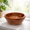 Heirloom Quality Turned Burl Wood Bowl, 5.25 x 2.25 inches, food safe, decorative centerpiece, functional gift