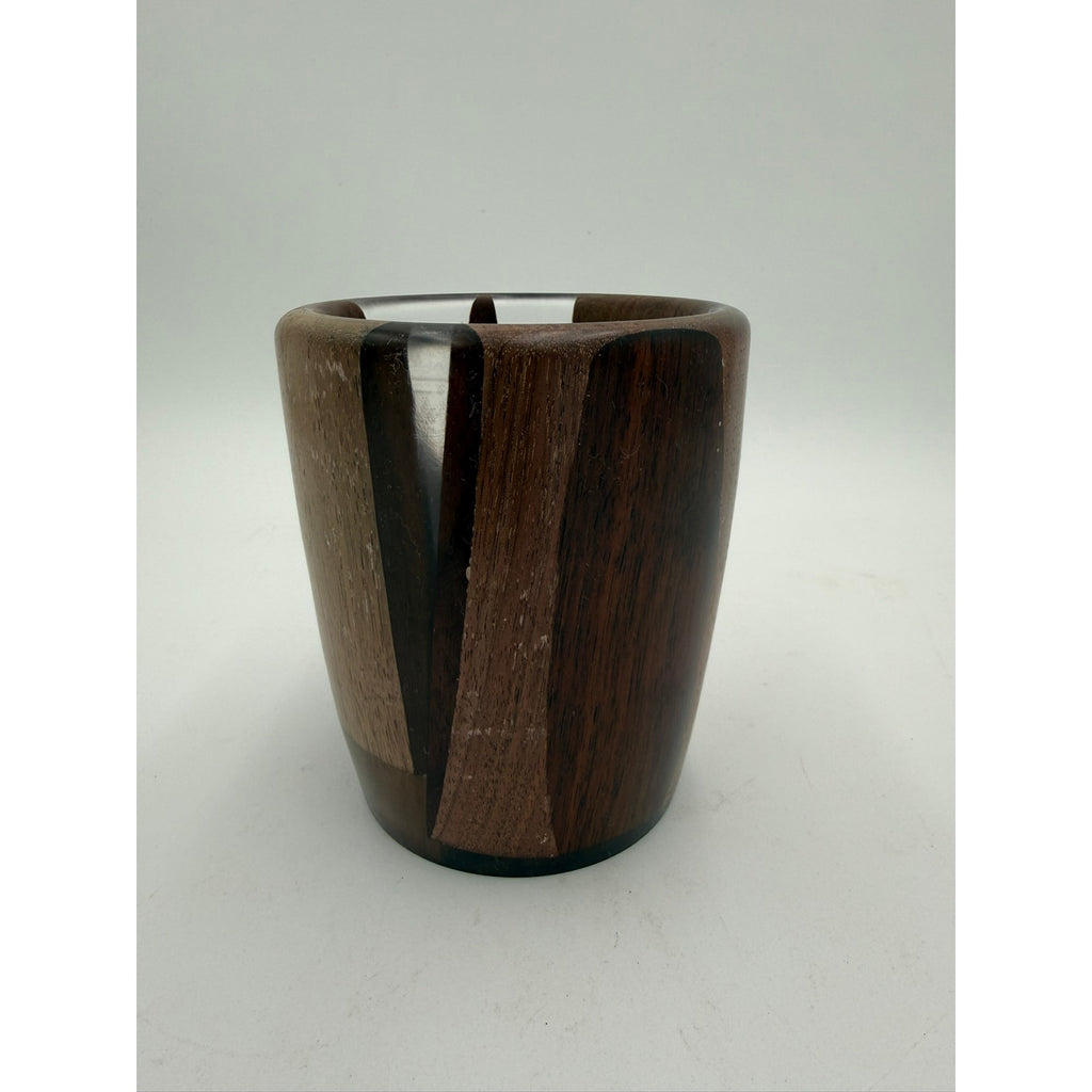 Hand Turned Hardwood and Epoxy Bowl, decorative wood vessel, functional catchall, food safe finish, gift ready