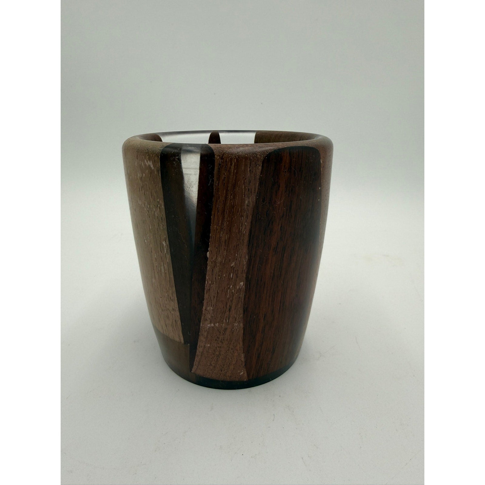 Hand Turned Hardwood and Epoxy Bowl, decorative wood vessel, functional catchall, food safe finish, gift ready