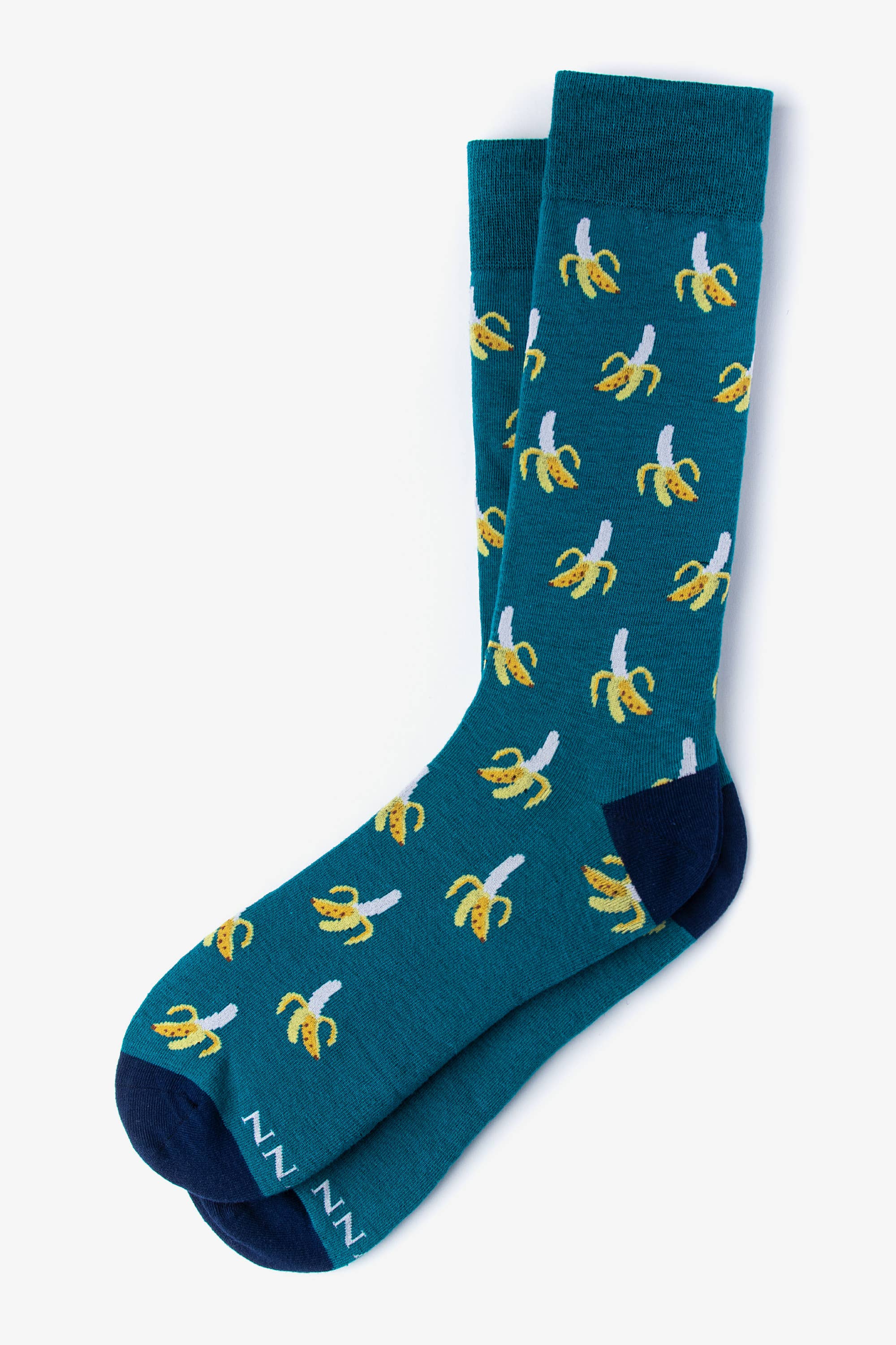 Alynn 'Gone Bananas' Cotton Sock - Teal
