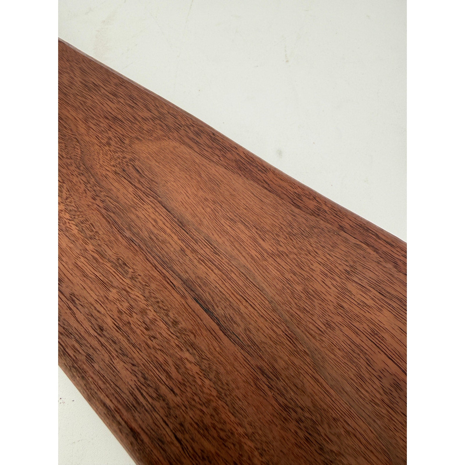 Long Walnut Charcuterie and Serving Board, 27 x 5 x 3/4 inches, hand crafted in solid wood, food-safe finish, entertaining platter