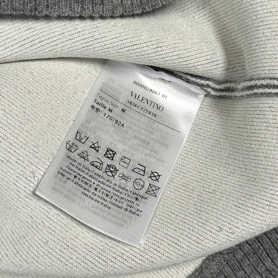 Valentino embroidered wool and stretch viscose sweater - size M - NWT