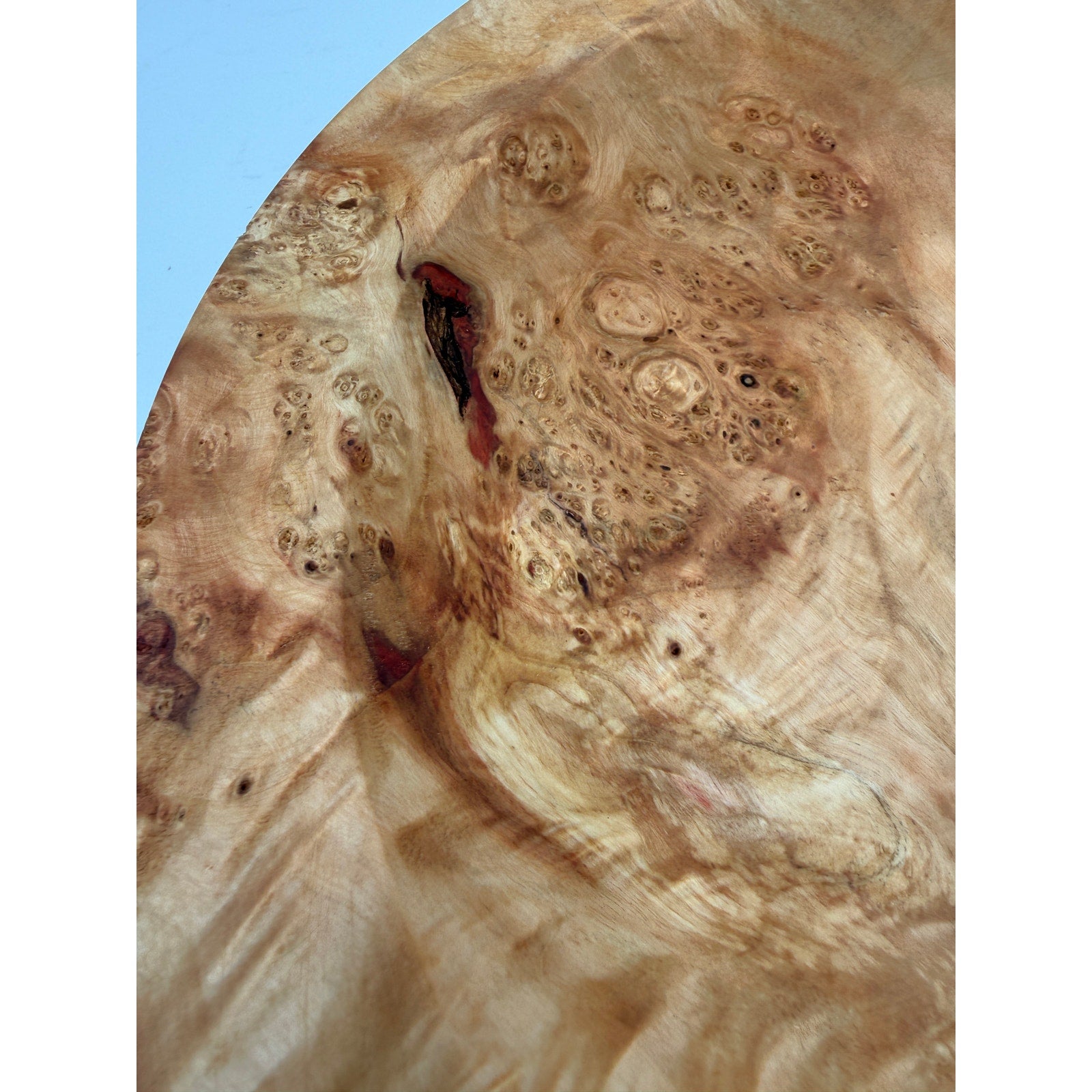 Box Elder Burl Hand Turned Wood Bowl 12x2.25, rare hardwood, artisan crafted, food safe finish, centerpiece, home decor