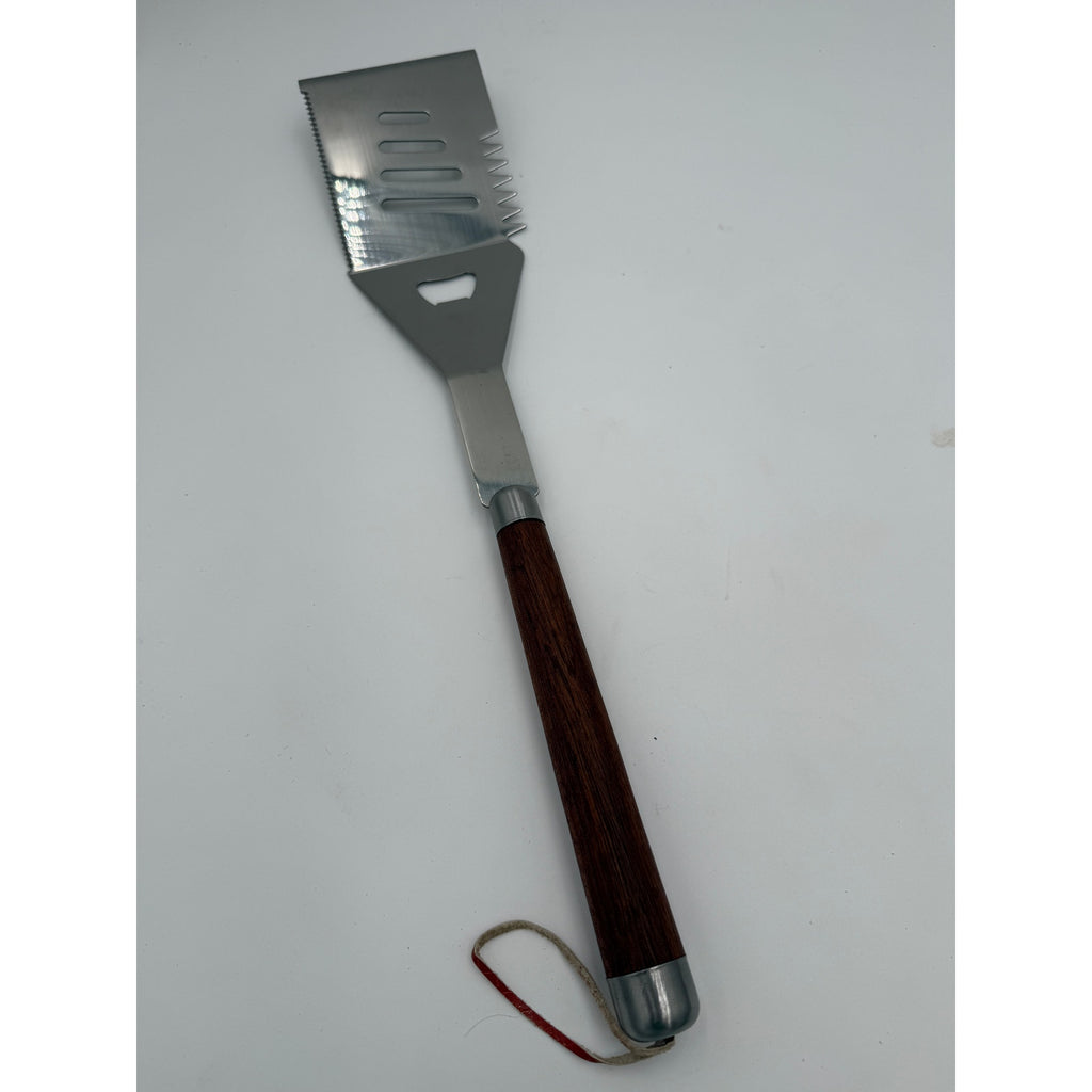Handcrafted Mahogany BBQ Tools Set, 3 Piece, Carrying Case, Grill Utensils, SKU 1564