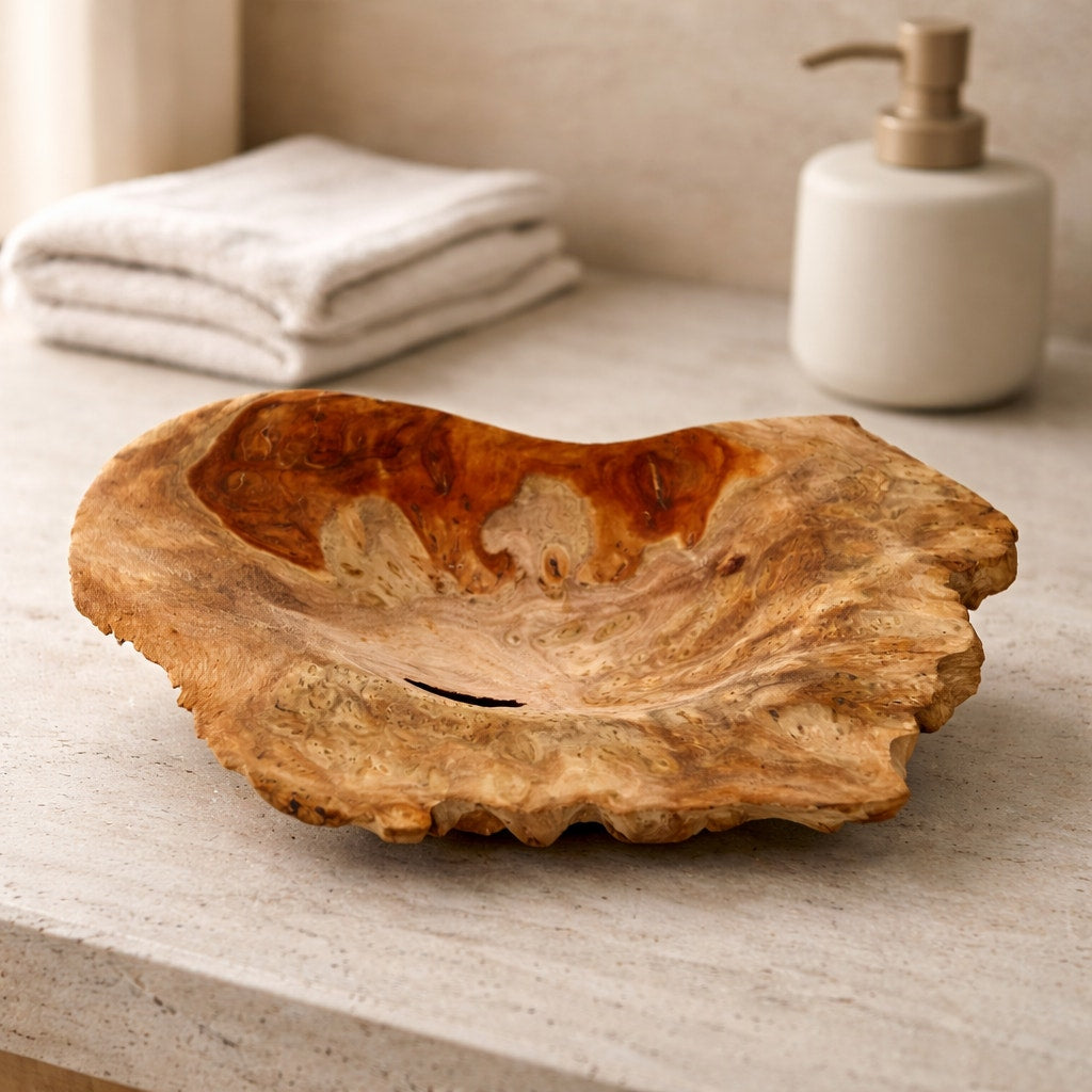 Hand Turned Wooden Ring Cup and Trinket Dish, assorted woods, handmade catchall, bedside jewelry holder, unique gift