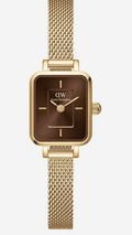 Daniel Wellington Quadro Mini Evergold Amber DW00100654 Gold Brown Watch - Image 1