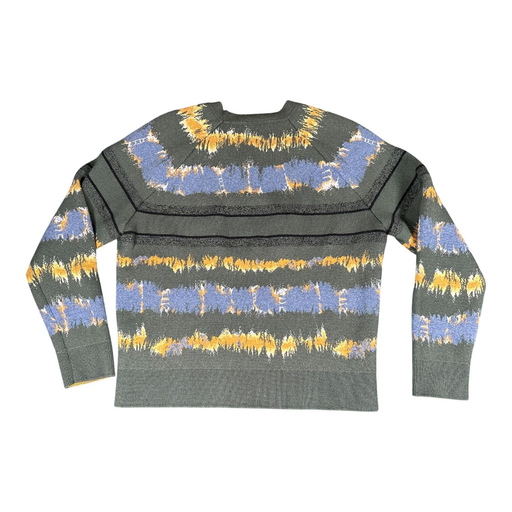 Christian Dior Tie-Dye Logo Sweater Green Blue FR40 / US8 Excellent