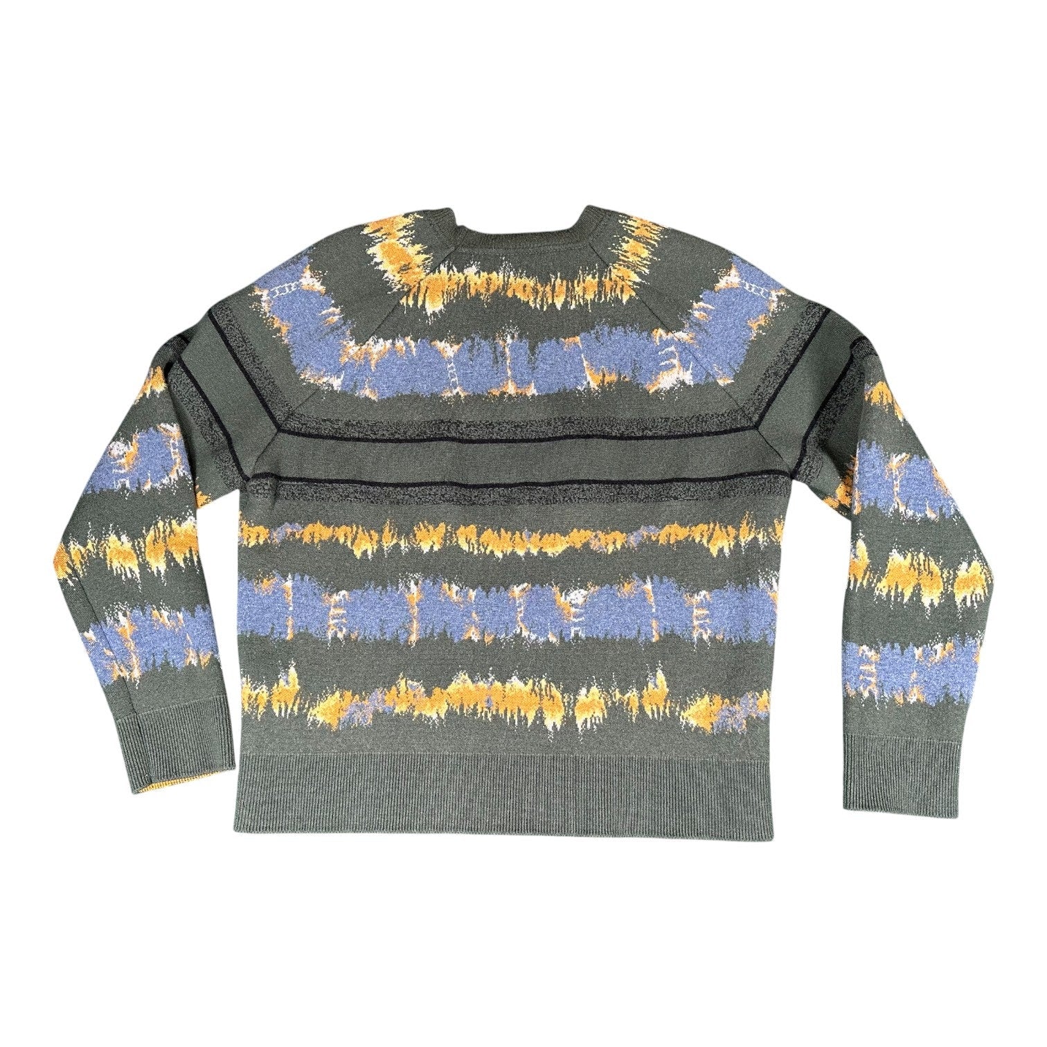Christian Dior Tie-Dye Logo Sweater Green Blue FR40 / US8 Excellent