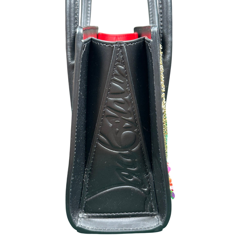 Christian Louboutin Giddy Up Mini Paloma Beaded Black NWT Limited Edition