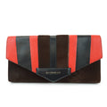 7077 - Givenchy Pony Hair Leather Clutch Bag Flat Pouch