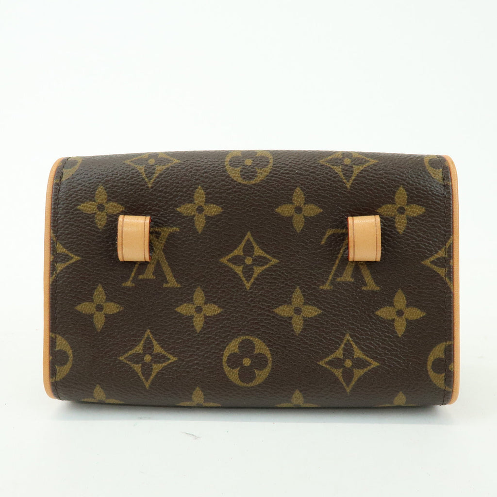 7082 - Louis Vuitton Monogram Pochette Florentine Waist Bag Brown M51855 Brown