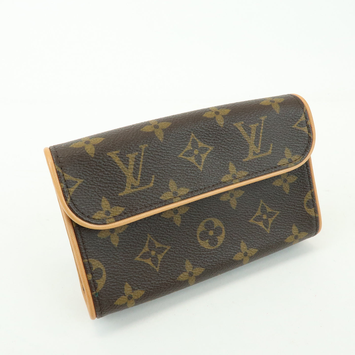7082 - Louis Vuitton Monogram Pochette Florentine Waist Bag Brown M51855 Brown