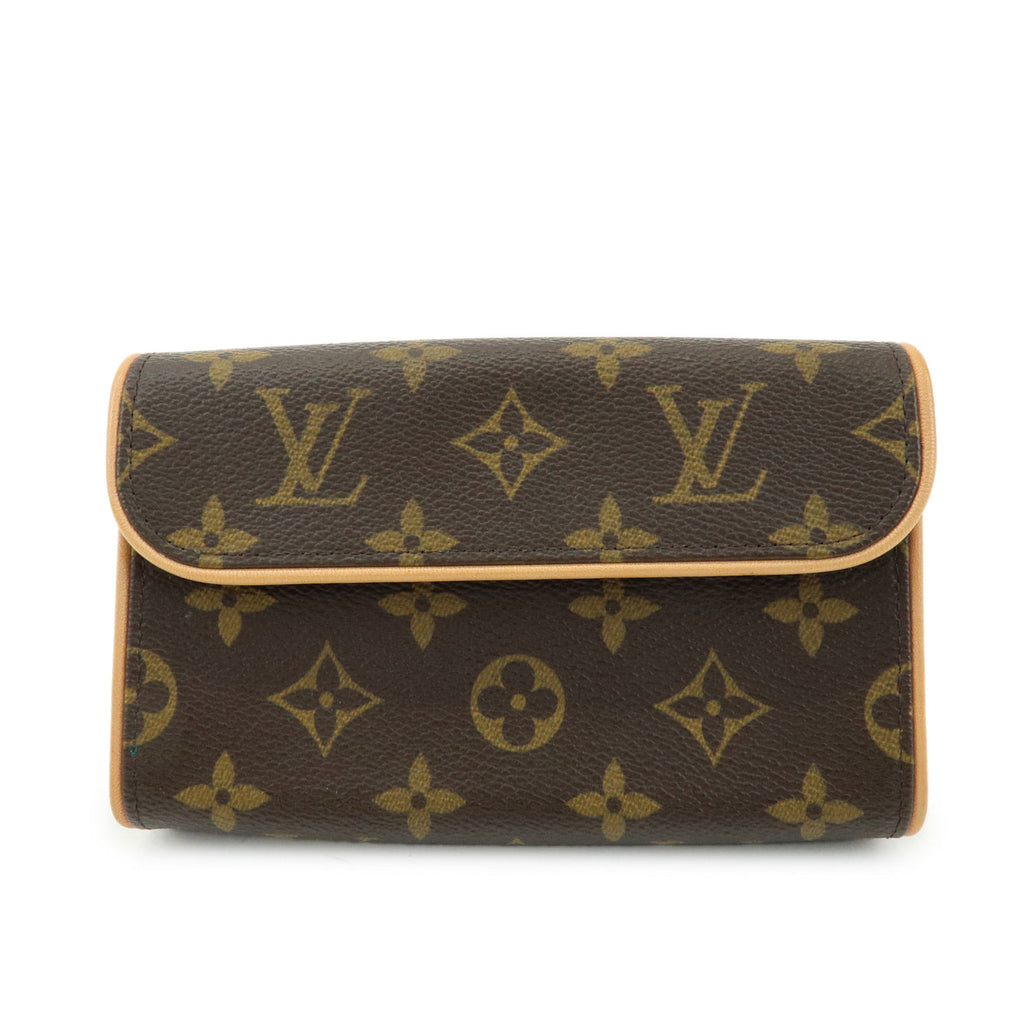 7082 - Louis Vuitton Monogram Pochette Florentine Waist Bag Brown M51855 Brown