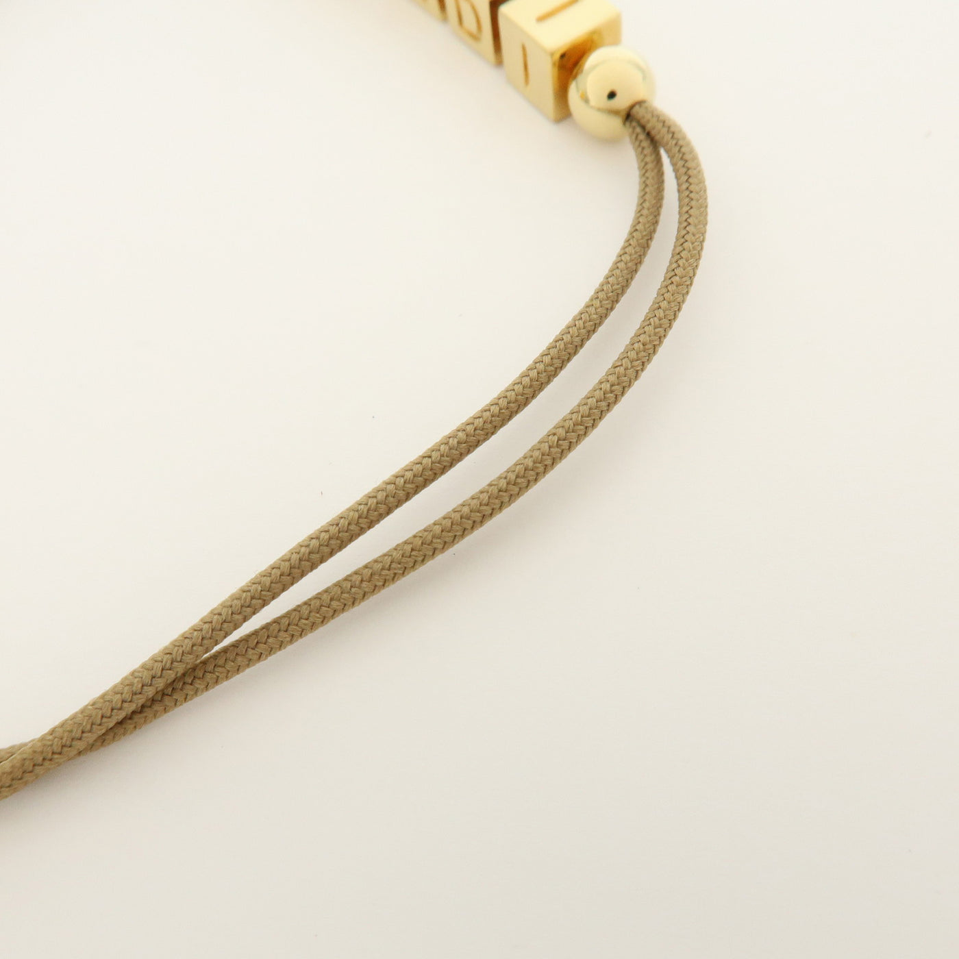 7074 - Fendi Logo Cube Graffiti Metal Bracelet Gold Brown  Gold