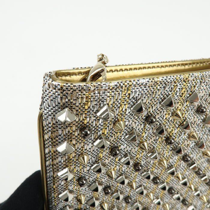 7410 - Christian Louboutin Glitter Patent Leather Crossbody Bag