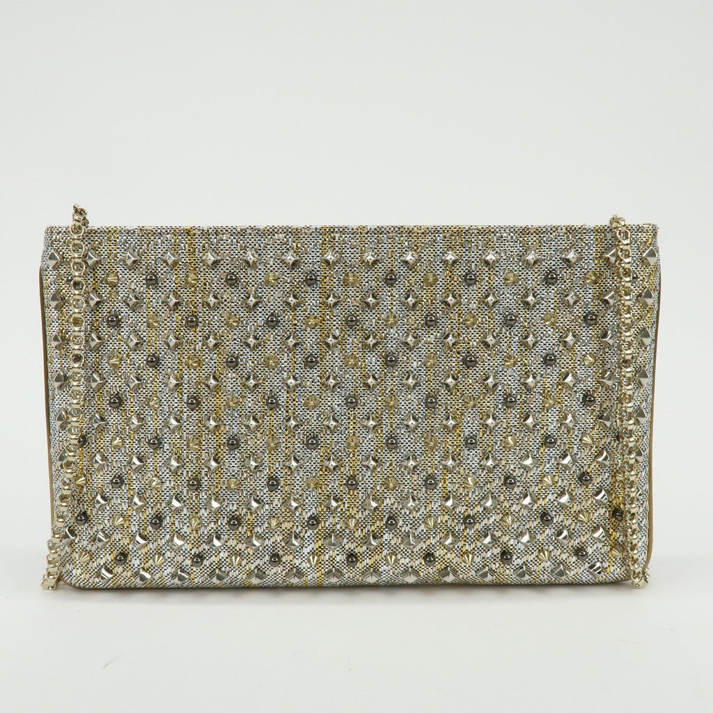7410 - Christian Louboutin Glitter Patent Leather Crossbody Bag