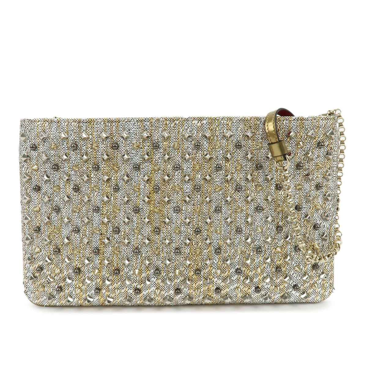 7410 - Christian Louboutin Glitter Patent Leather Crossbody Bag
