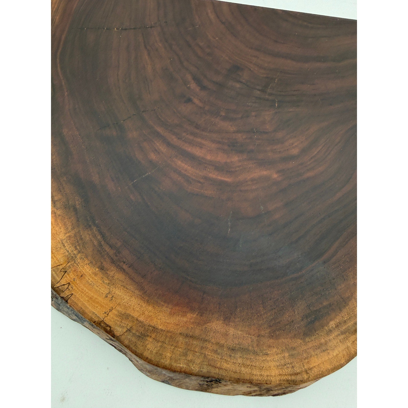 Handcrafted Walnut Live Edge Cutting Board, end grain, beautiful grain patterns, charcuterie serving tray, rustic kitchen decor