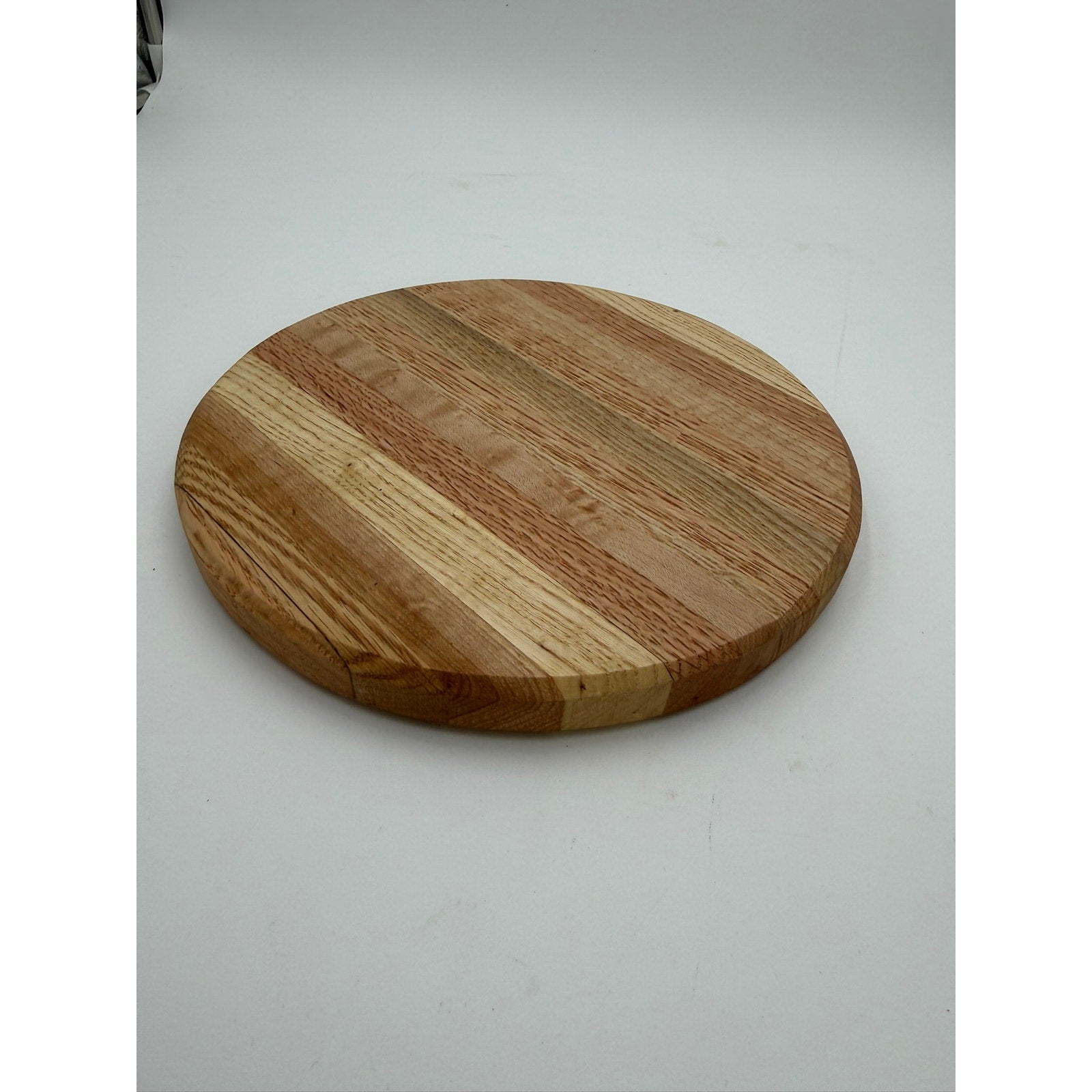 Handmade Mixed Hardwood Round Trivet, heat resistant, kitchen pot holder, solid wood board, hot dish mat, housewarming gift