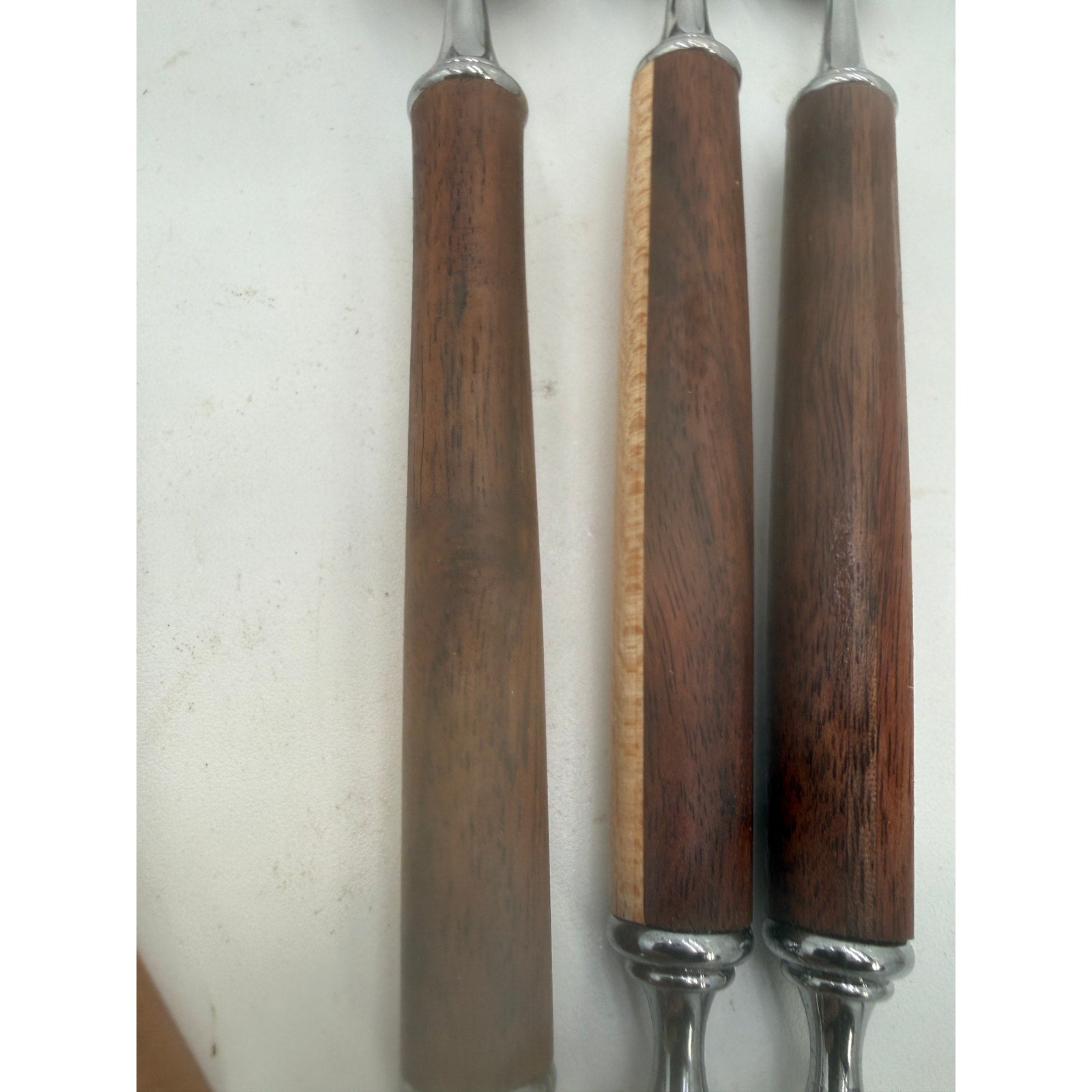 Handcrafted Wooden Measuring Spoons, Set of 4, Lacewood Handles, Tbsp to 1/4 Tsp, SKU 1423
