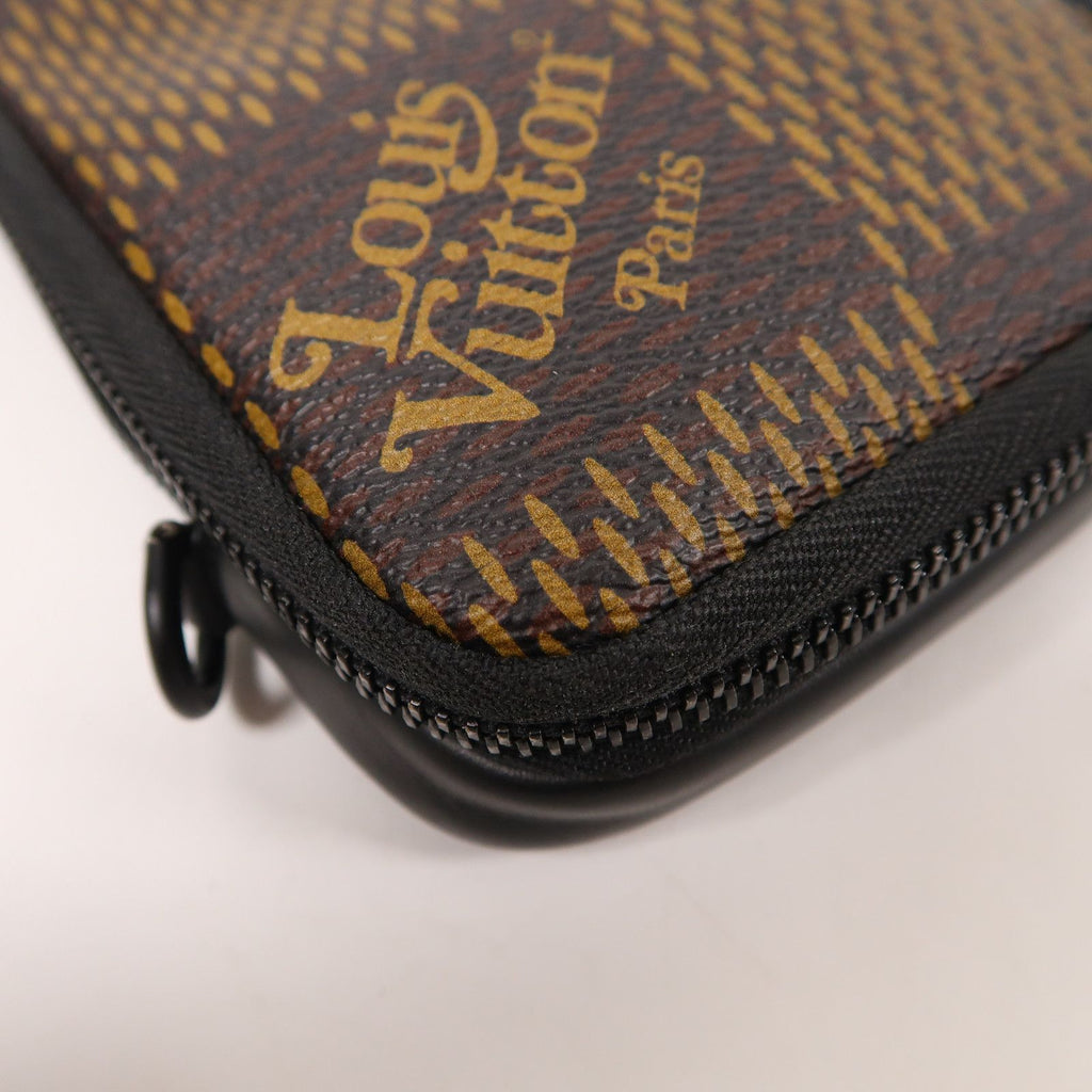 LOUIS VUITTON x Nigo Damier Phone Pouch Wallet