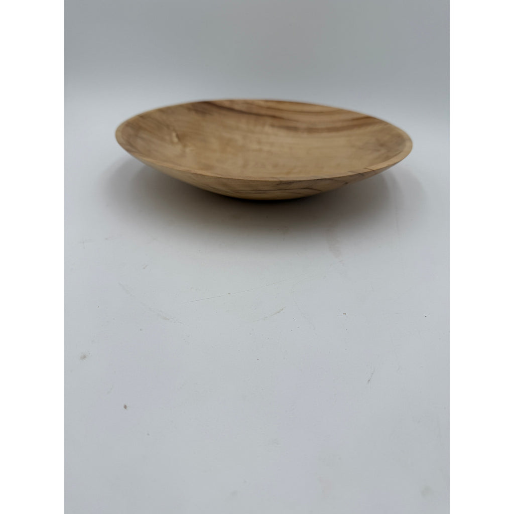 Cottonwood Burl Hand Turned Serving Bowl, 11.25 x 2 in, artisanal wood decor, functional centerpiece, durable finish