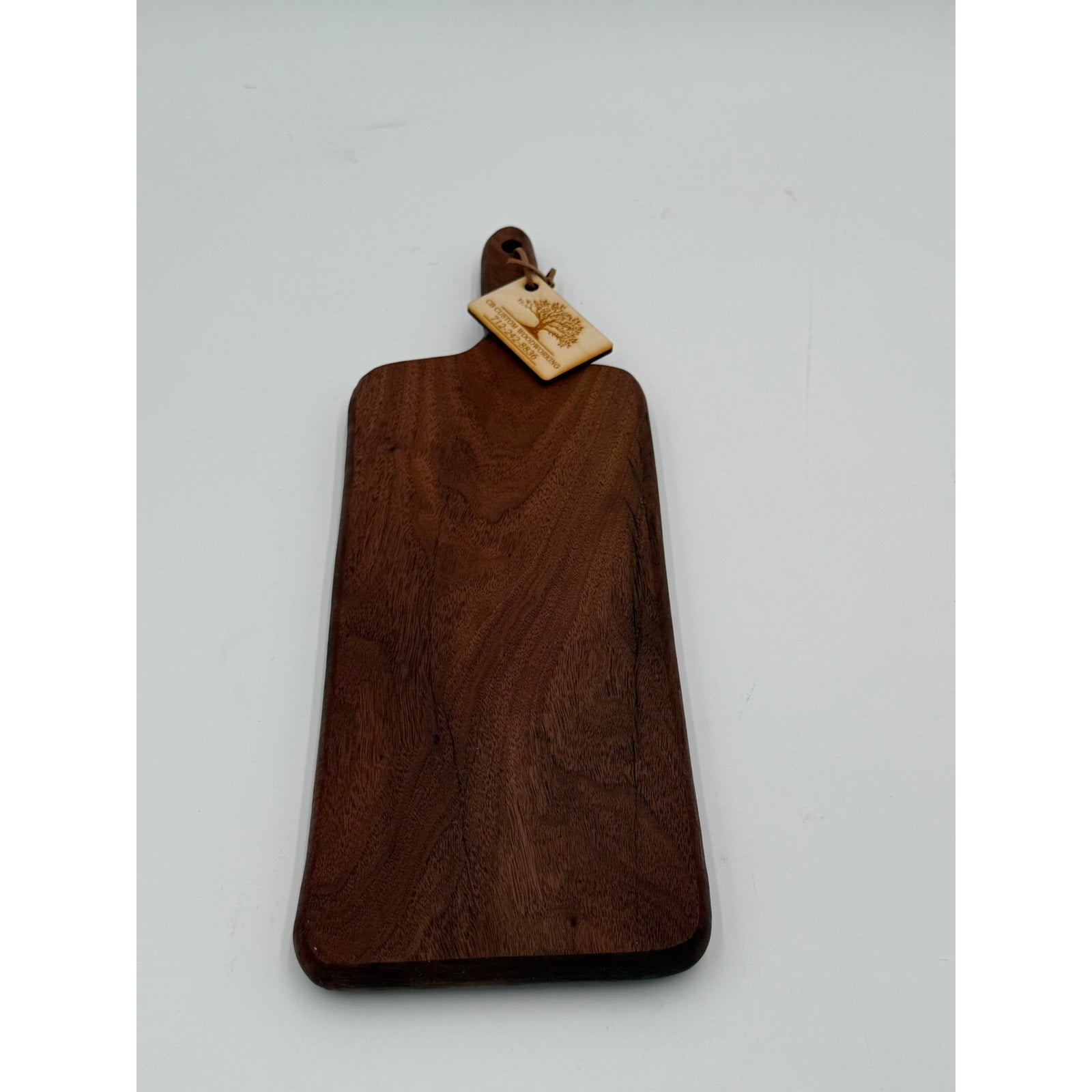 Walnut Charcuterie Board With Rich Grain Beauty, 15 x 5.5 x 1 inches, decorative serving tray, functional cutting board, handmade kitchen, o