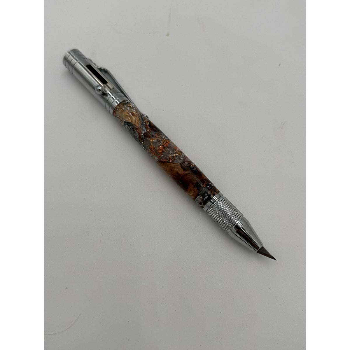 Handcrafted Bolt Action Precision Knife, Extra Replacement Blade, Three Hand Turned Styles