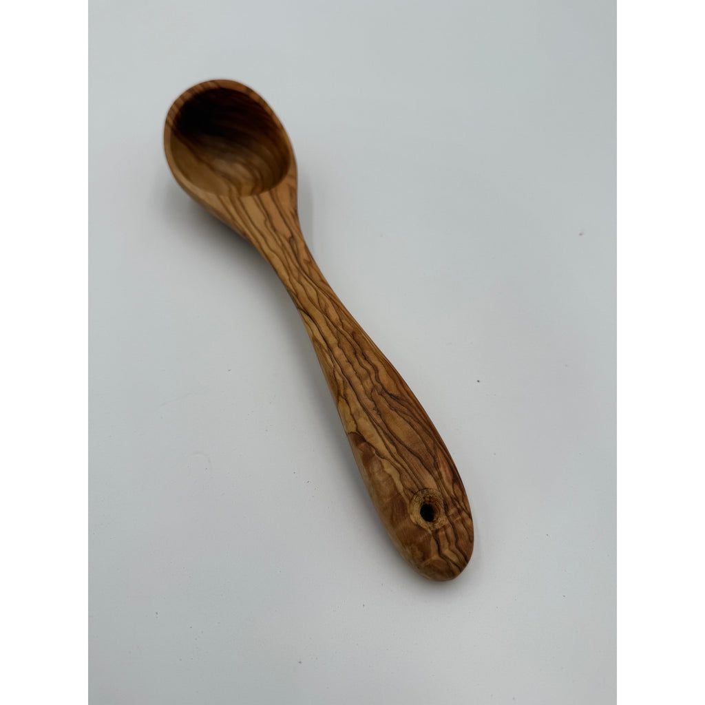 Handmade Olive Wood Kitchen Ladle, 9 or 12 Inch, Food Safe, Durable Utensil