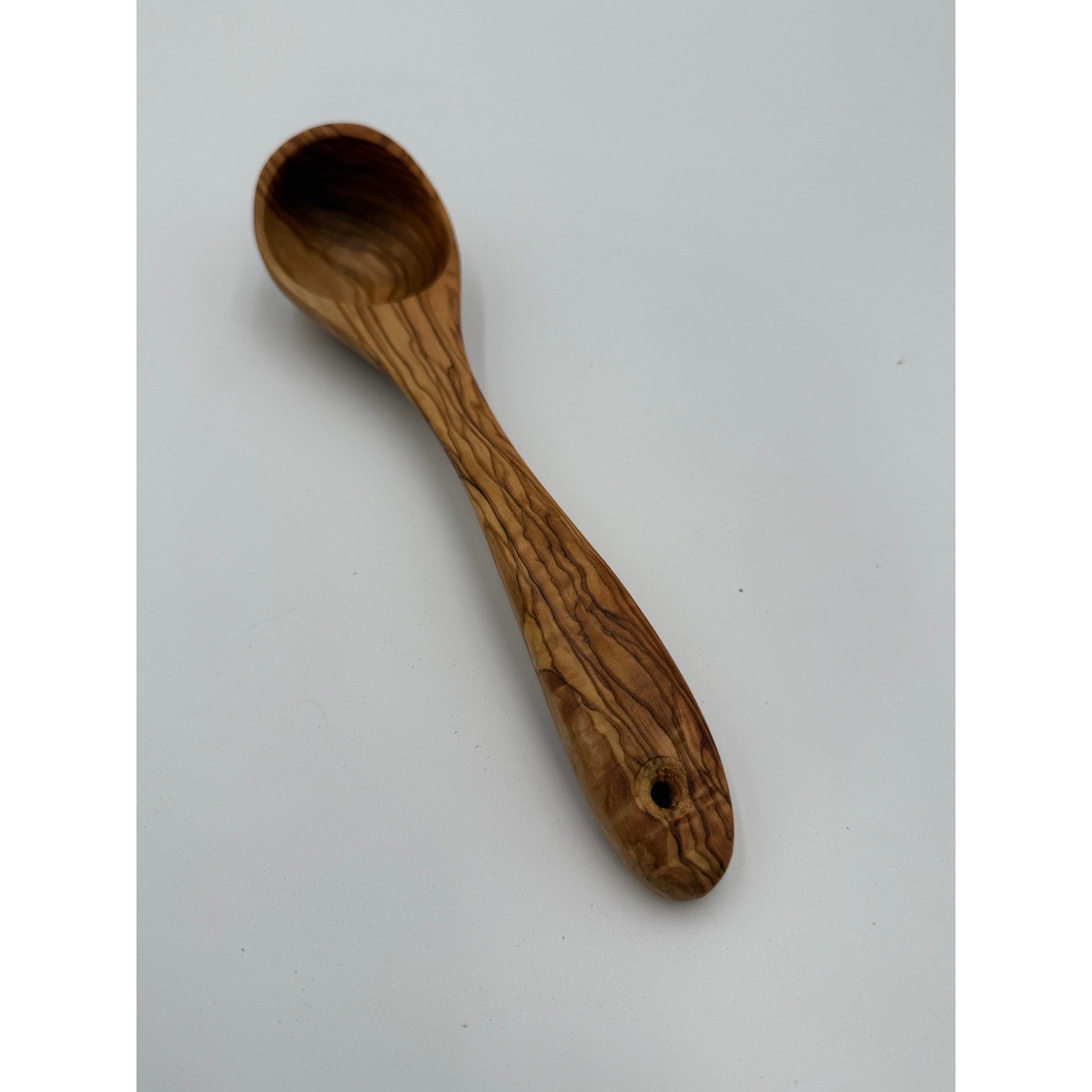 Handmade Olive Wood Kitchen Ladle, 9 or 12 Inch, Food Safe, Durable Utensil
