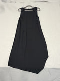 Eileen Fisher Black Sleeveless Asymmetric Hem Dress S/P Women's Size S - Image 1