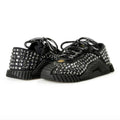 Dolce & Gabbana NS1 Rhinestone Sneakers Black Crystal NIB Size 40.5