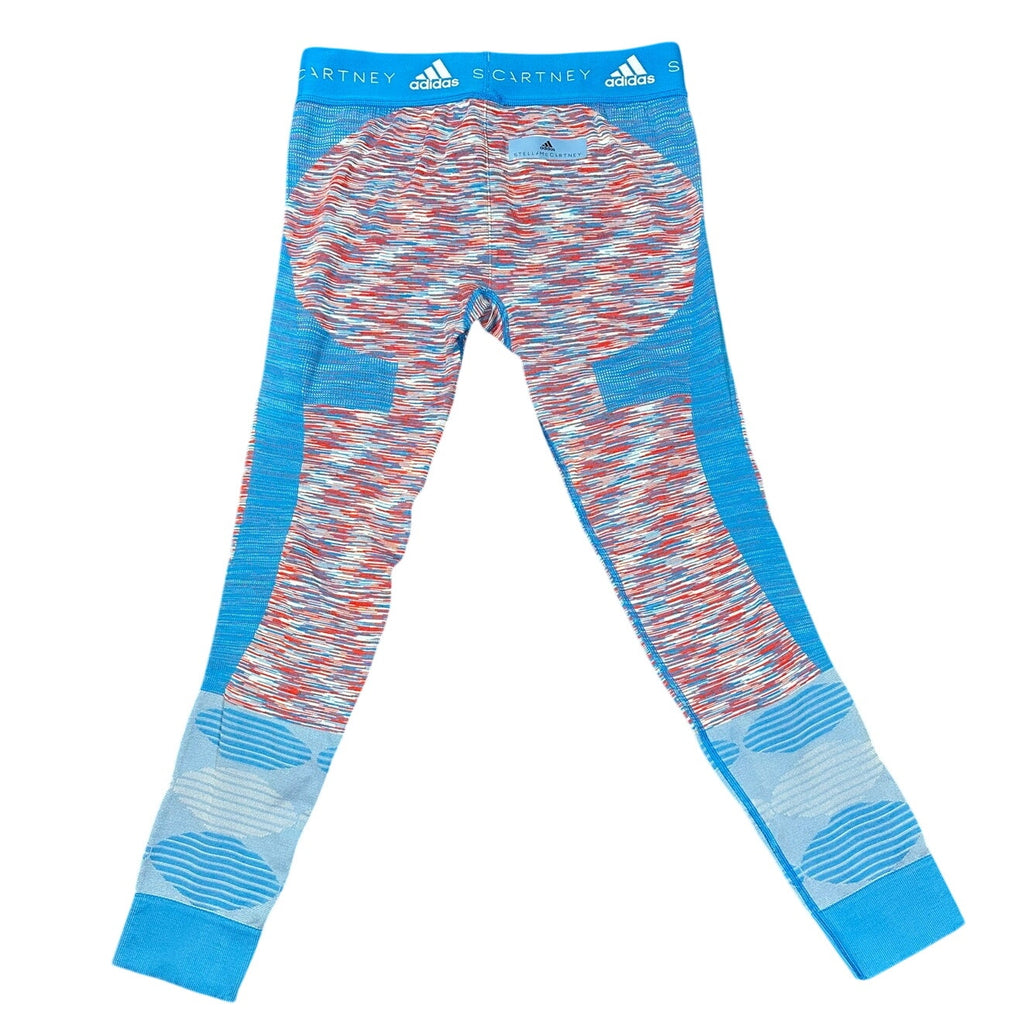 Stella McCartney x Adidas Turquoise Multicolor Leggings M