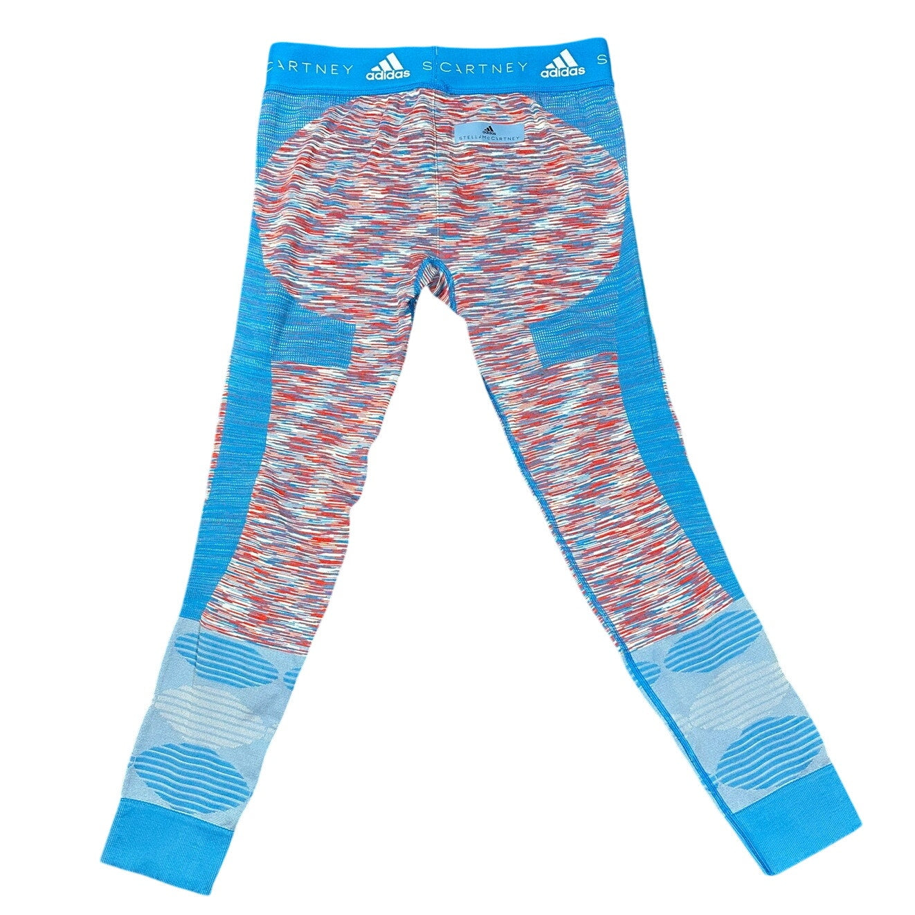 Stella McCartney x Adidas Turquoise Multicolor Leggings M