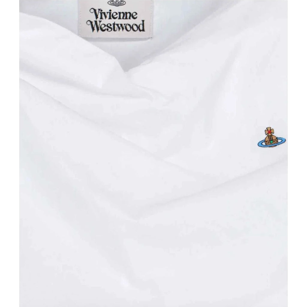 Vivienne Westwood Heart Top White Cotton Asymmetric Size XL NWT
