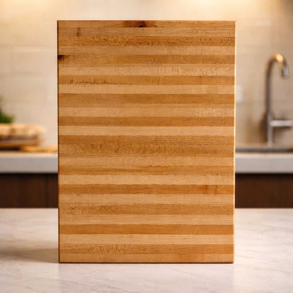 Historic Iowa Maple Serving and Prep Board, reclaimed hardwood, knife friendly surface, farmhouse modern, conversation piece